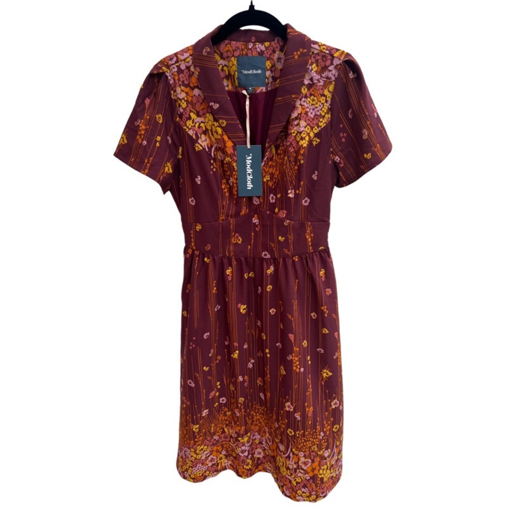 NWT MODCLOTH Lively Identity Short Sleeve Dress - Picture 6 of 9